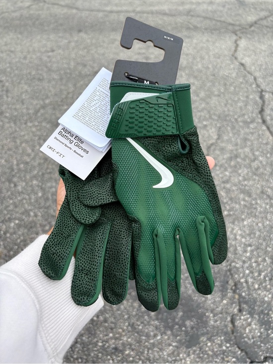 Nike Other - Nike Alpha Elite Baseball Batting Gloves Hunter Green Men’s Size Medium